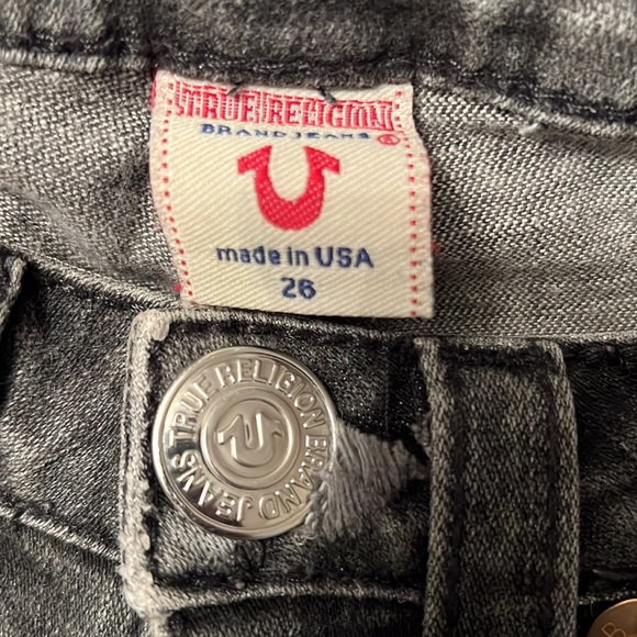 True Religion grey washed jeans - Picture 4 of 10